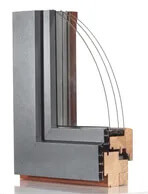profil gree aluminum-clad windows