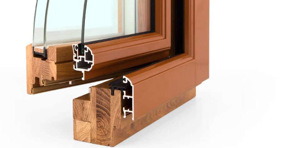 Profil Wood Aluminium Clad Window